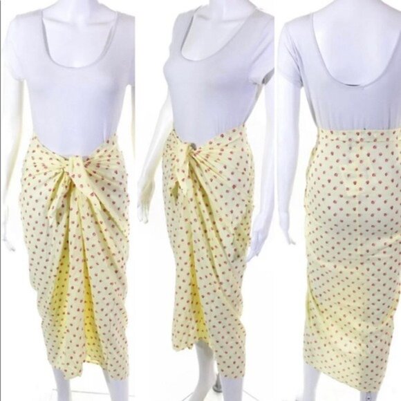 Faithfull the Brand Skirt NWT Santa Maria Midi Floral Skirt new xs - Picture 6 of 7